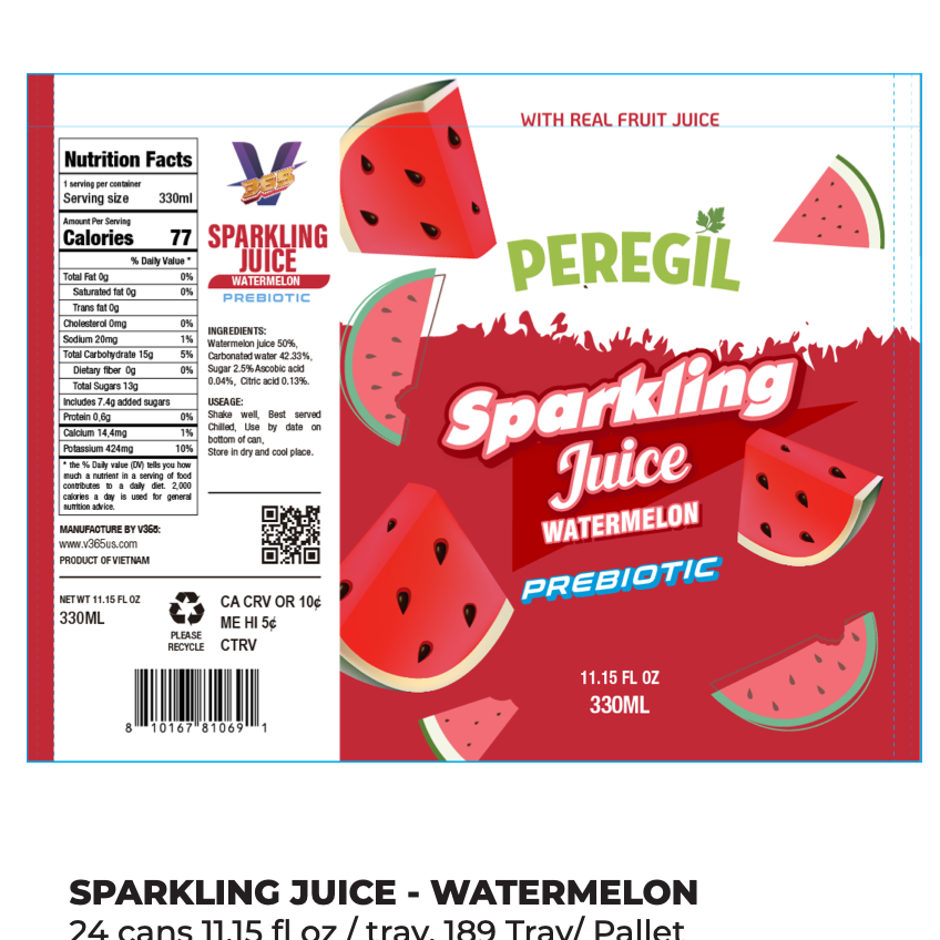 Sparkling Juice Watermelon